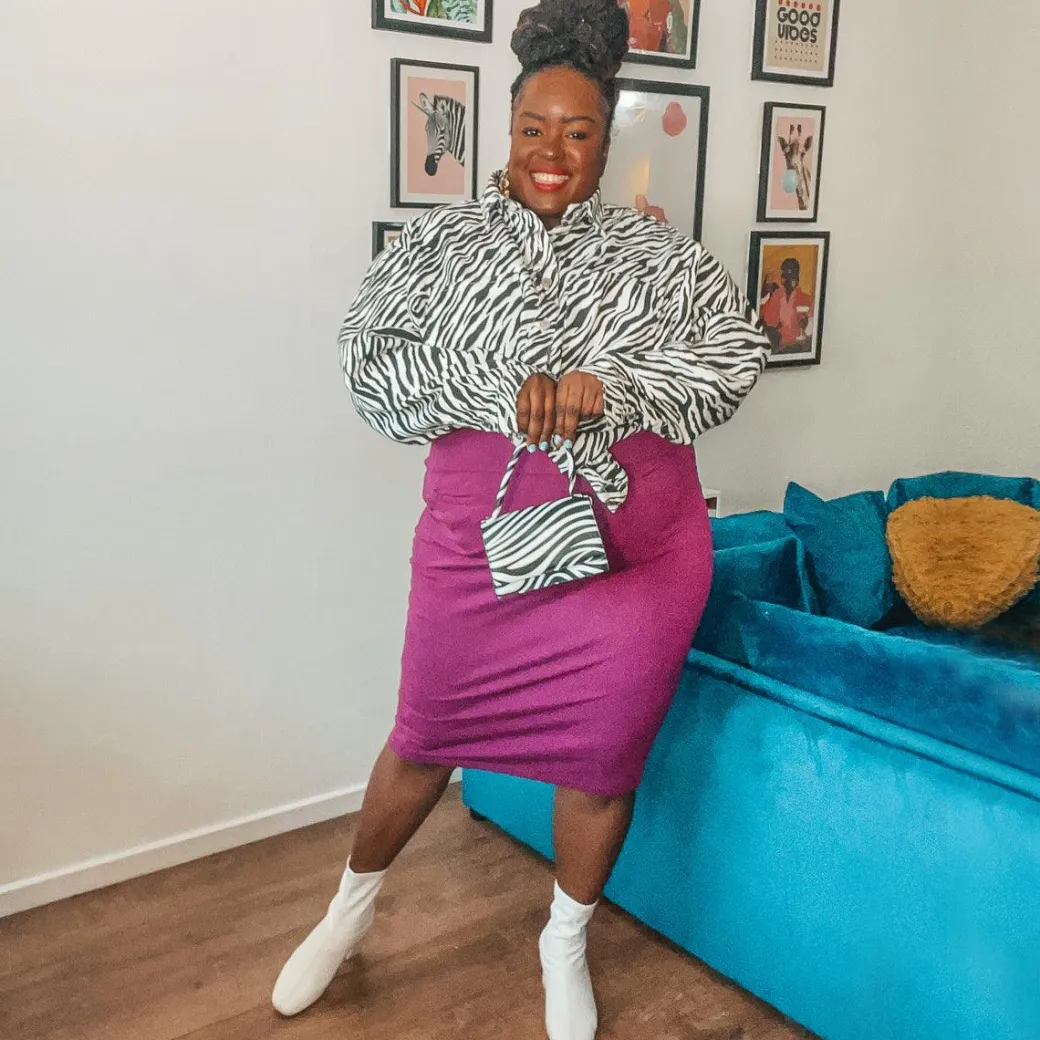 Pencil Skirt - Figgy Pudding
