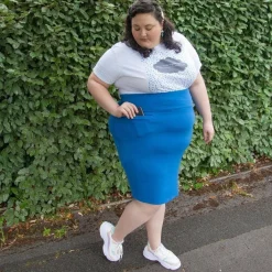 Pencil Skirt - Midnight Blue