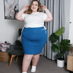Pencil Skirt - Midnight Blue