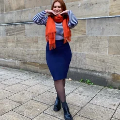 Pencil Skirt - Navy