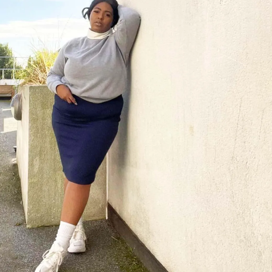 Pencil Skirt - Navy