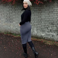Pencil Skirt - Slate Grey