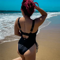 Phone Home Swimsuit - Black