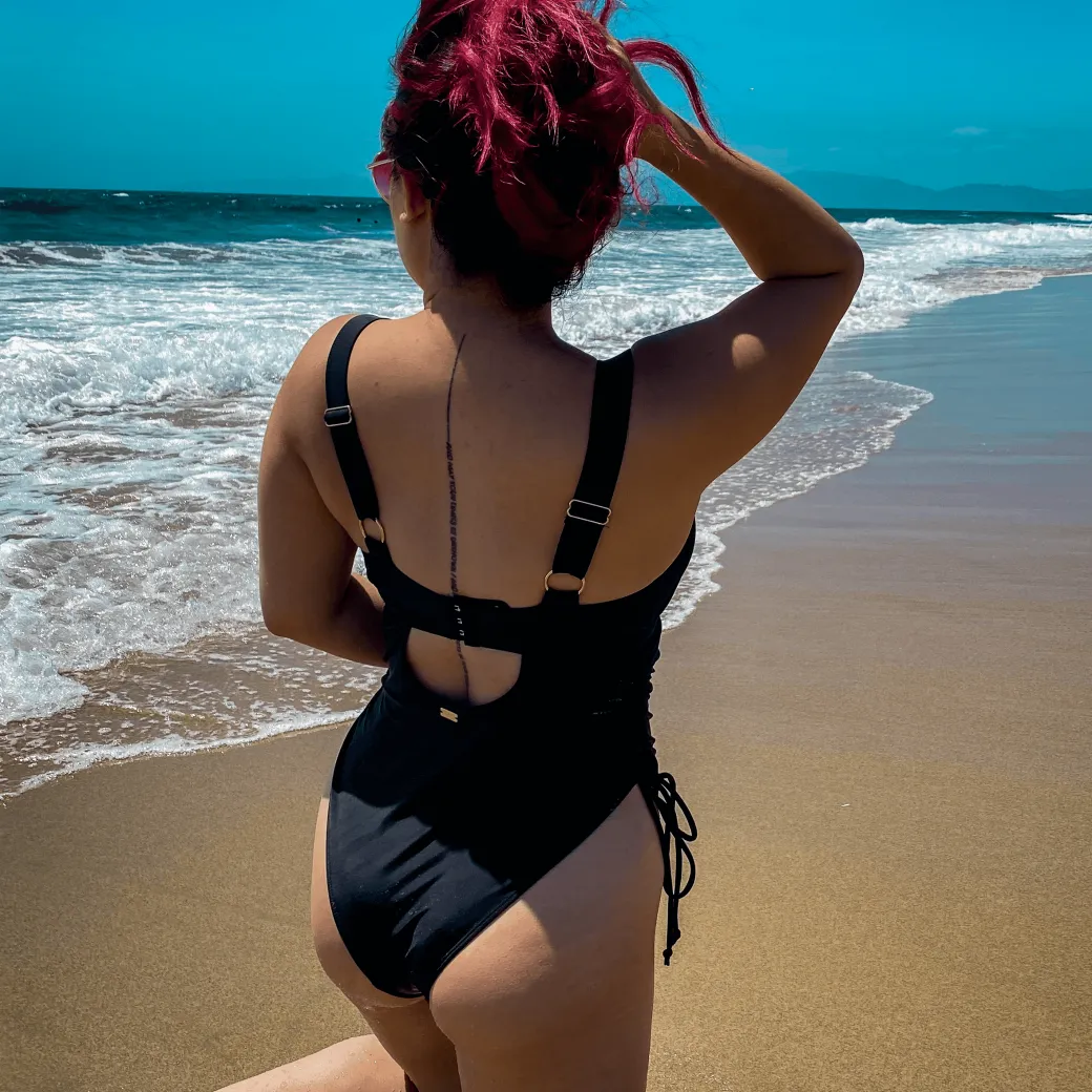 Phone Home Swimsuit - Black