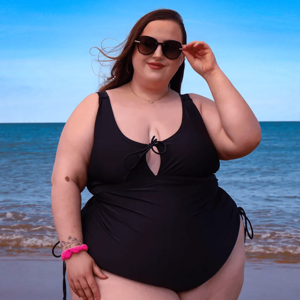 Phone Home Swimsuit - Black