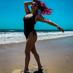 Phone Home Swimsuit - Black