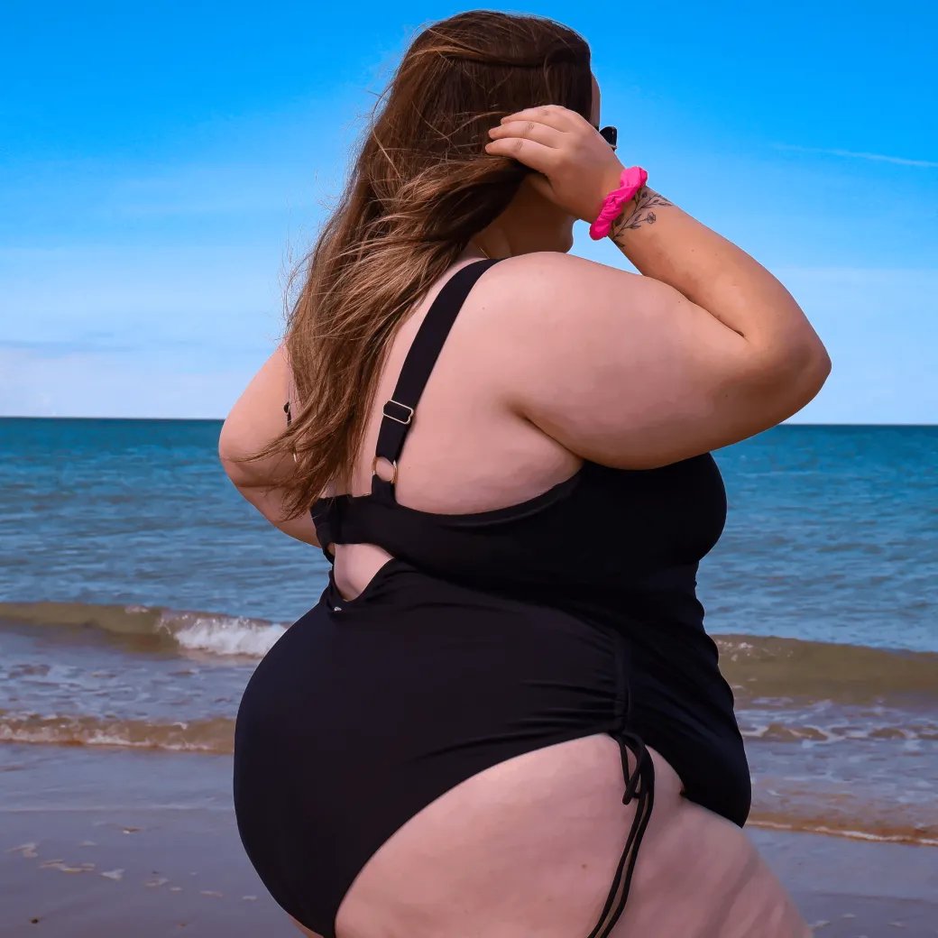 Phone Home Swimsuit - Black