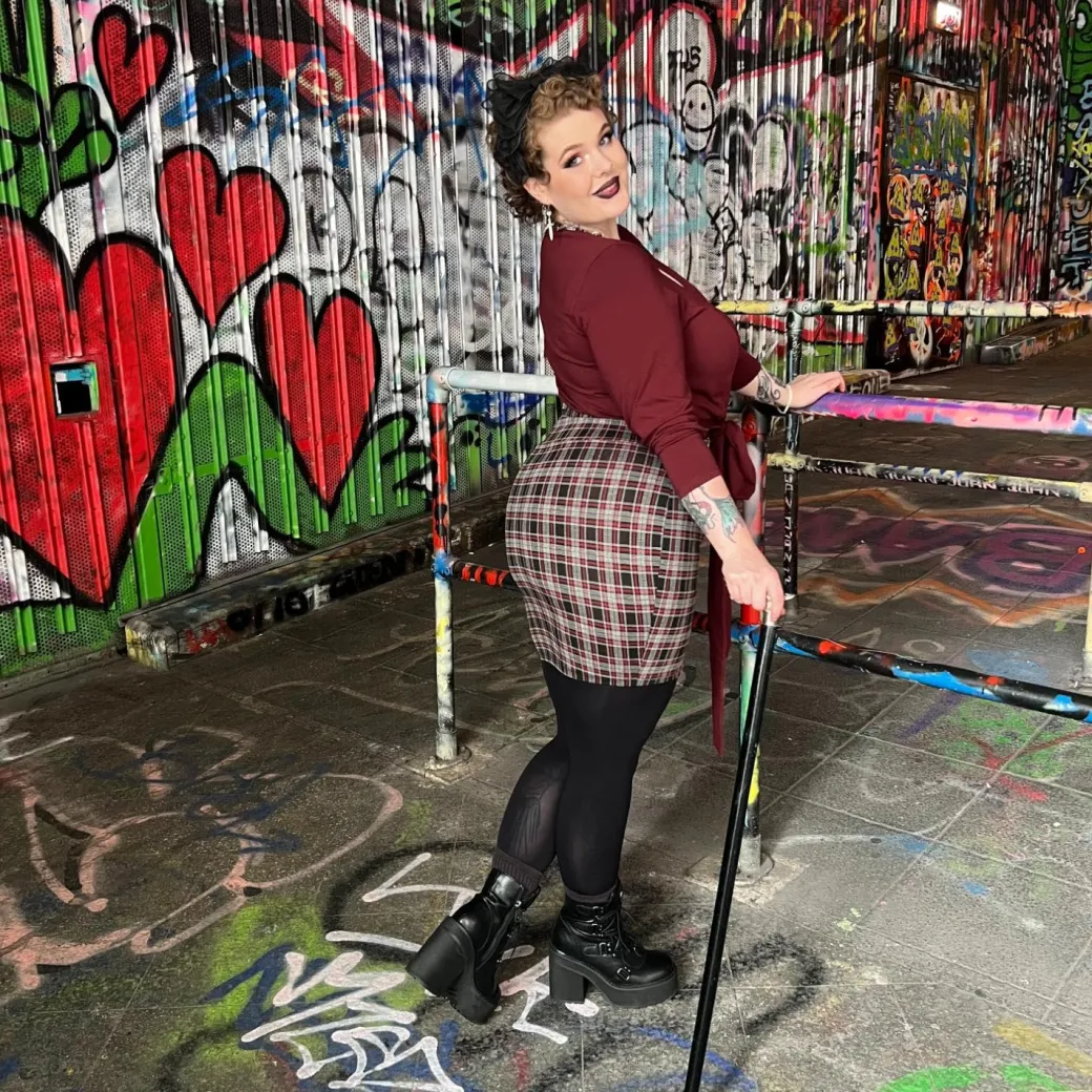 Plaid Mini Skirt - Bonnie