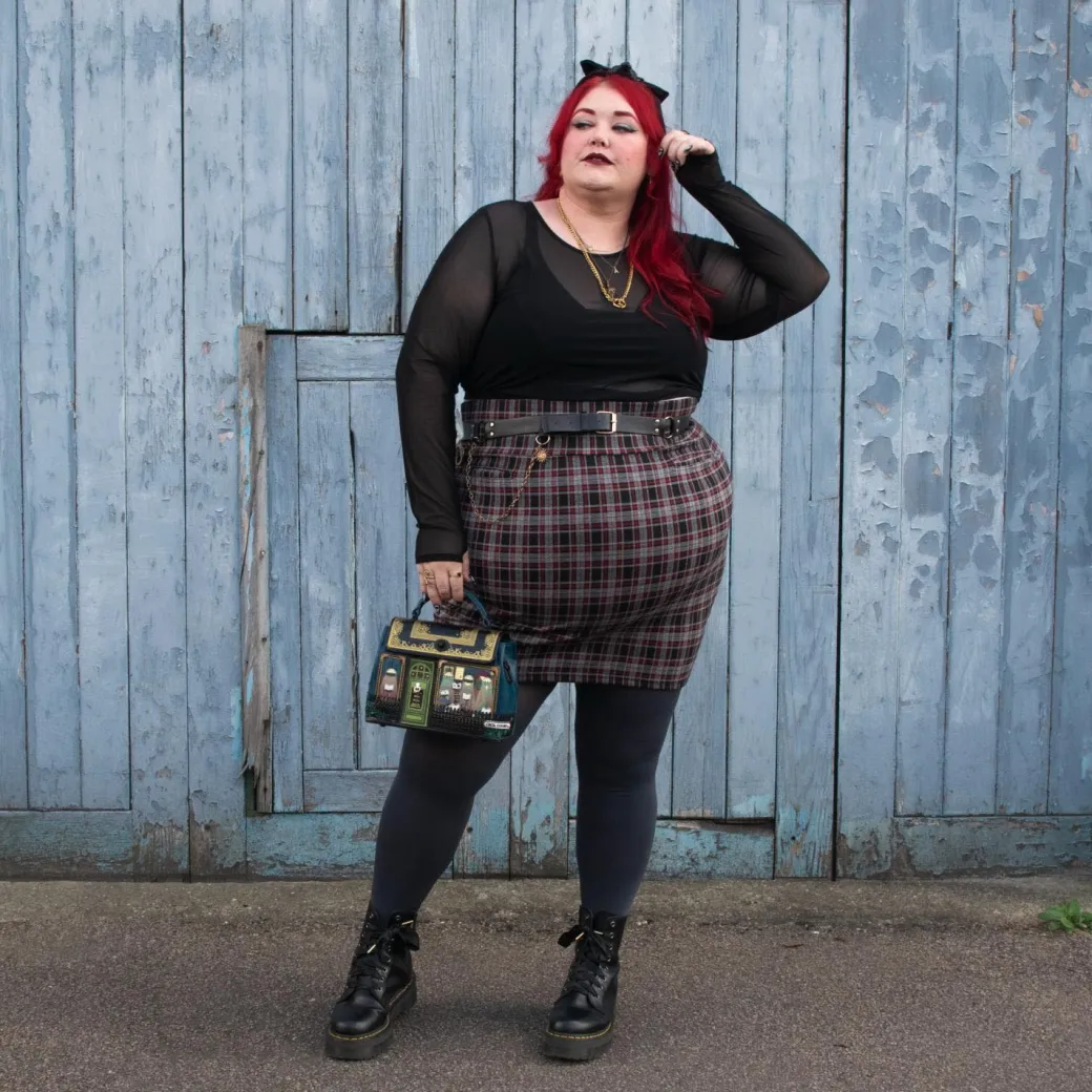 Plaid Mini Skirt - Bonnie