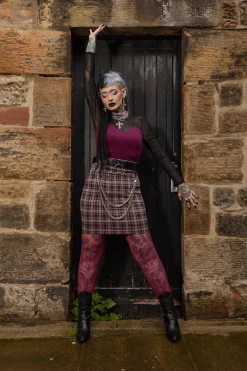 Plaid Mini Skirt - Bonnie