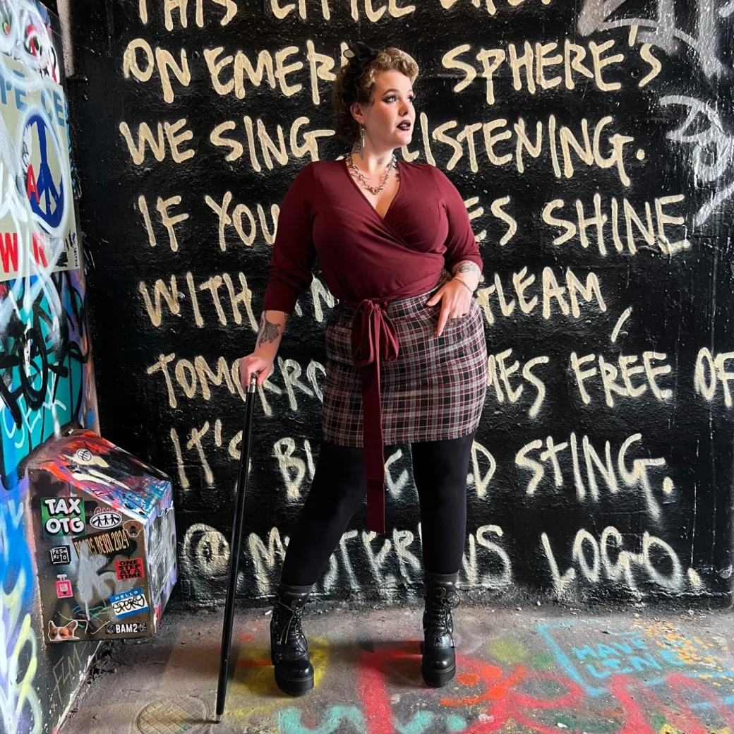 Plaid Mini Skirt - Bonnie