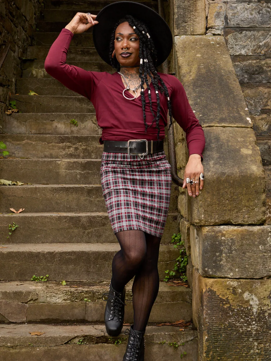 Plaid Mini Skirt - Bonnie