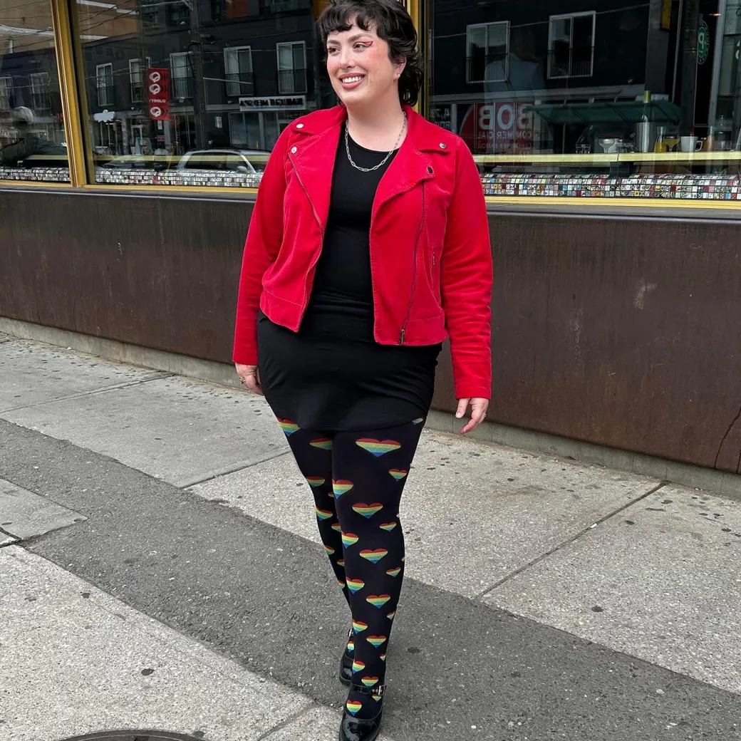 Pride Rainbow Heart Tights - Love is Love