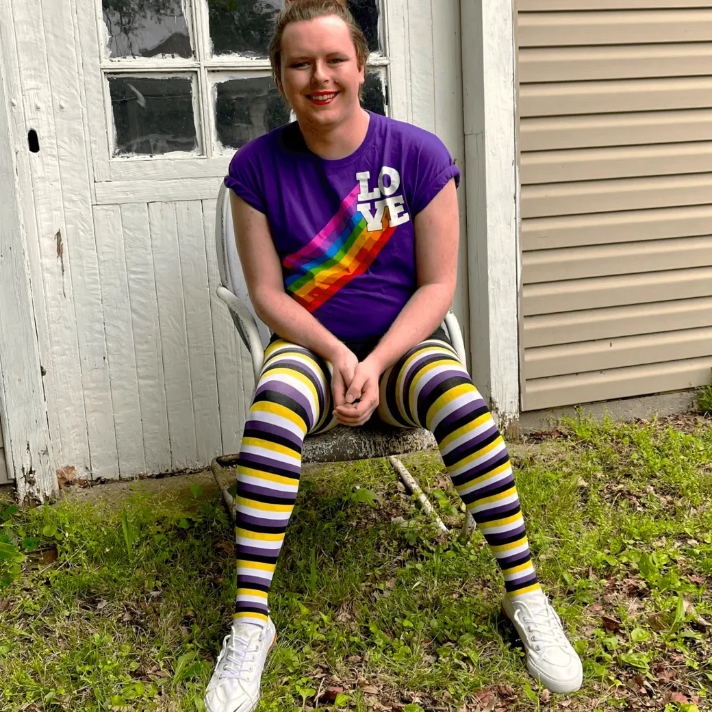 Pride Striped Tights - Elliot