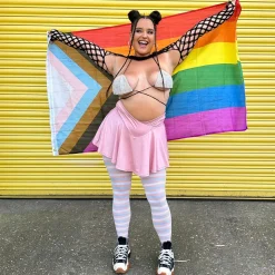 Pride Striped Tights - Laverne