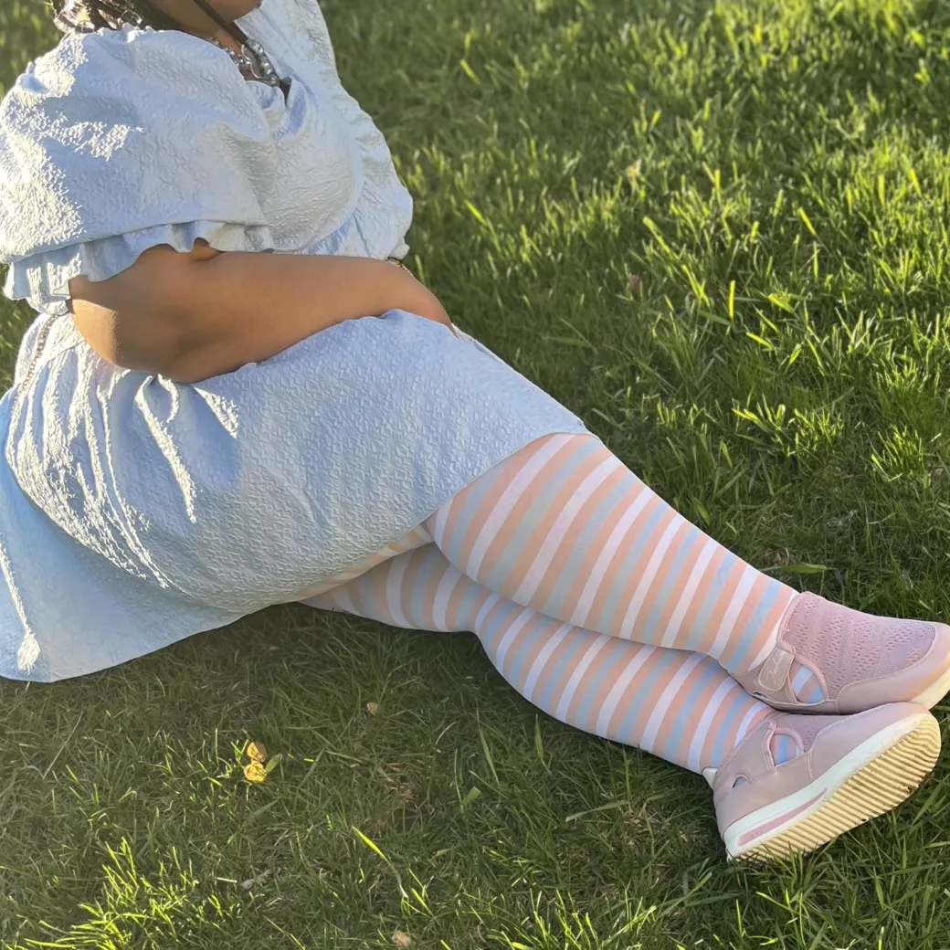 Pride Striped Tights - Laverne