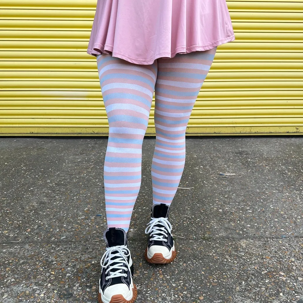 Pride Striped Tights - Laverne