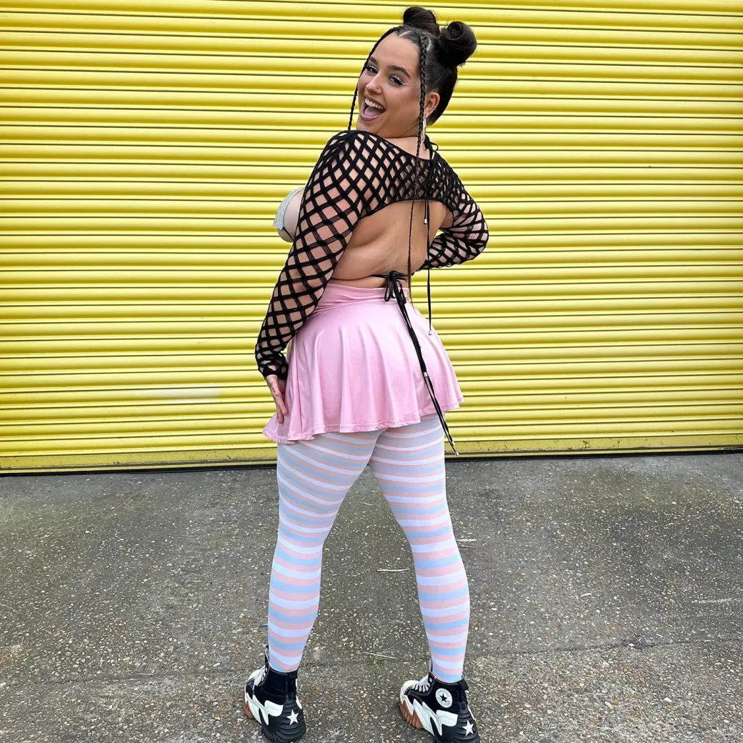 Pride Striped Tights - Laverne