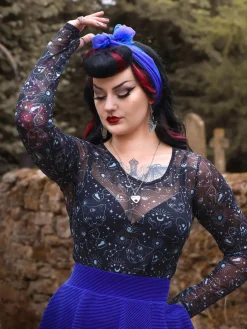 Psychic Cats Mesh Top