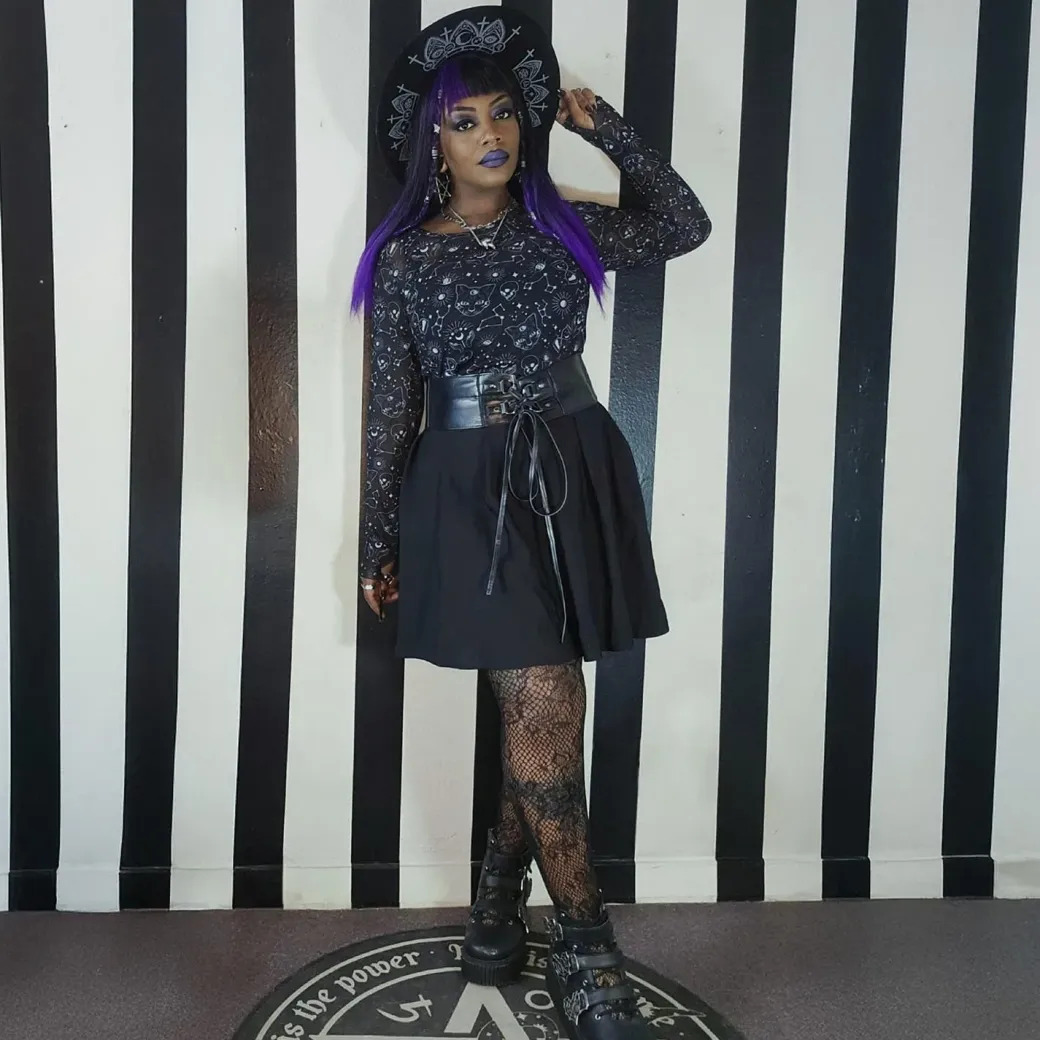 Psychic Cats Mesh Top
