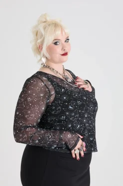 Psychic Cats Mesh Top