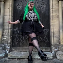 Scallop Tights - Black