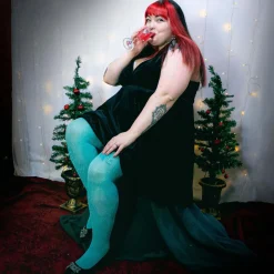 Sheer Lux Sparkle Tights - Mosaic