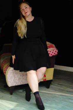 Sheer Nylon Ankle Socks - Black