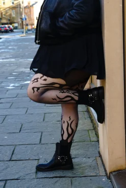 Sheer Tights - Flames