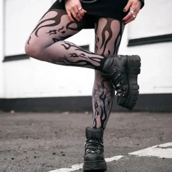 Sheer Tights - Flames