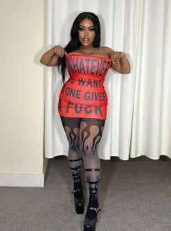 Sheer Tights - Flames