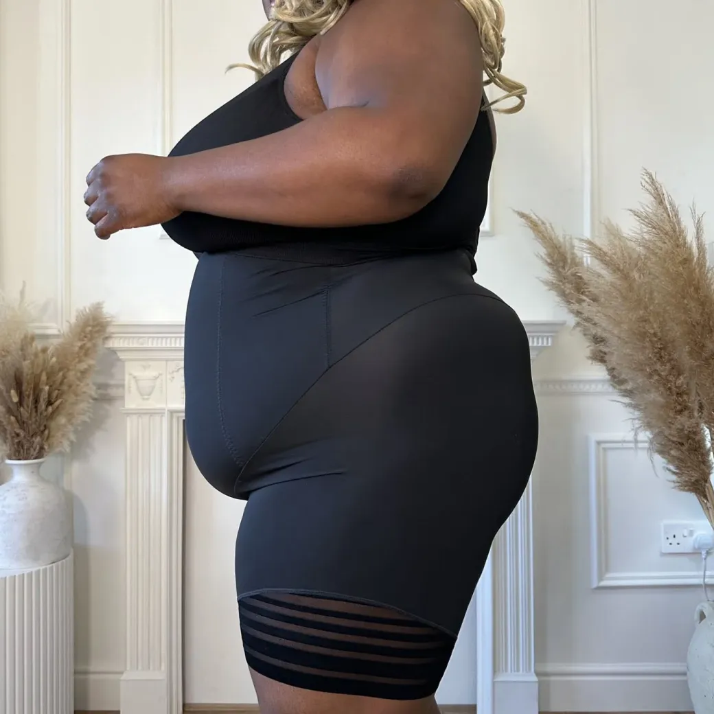 Smoothwear Super High Waist Shorts - Black