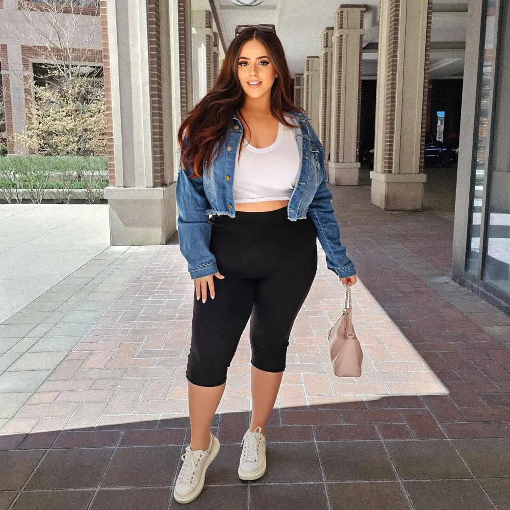 Squat-Proof Capri Leggings - Black