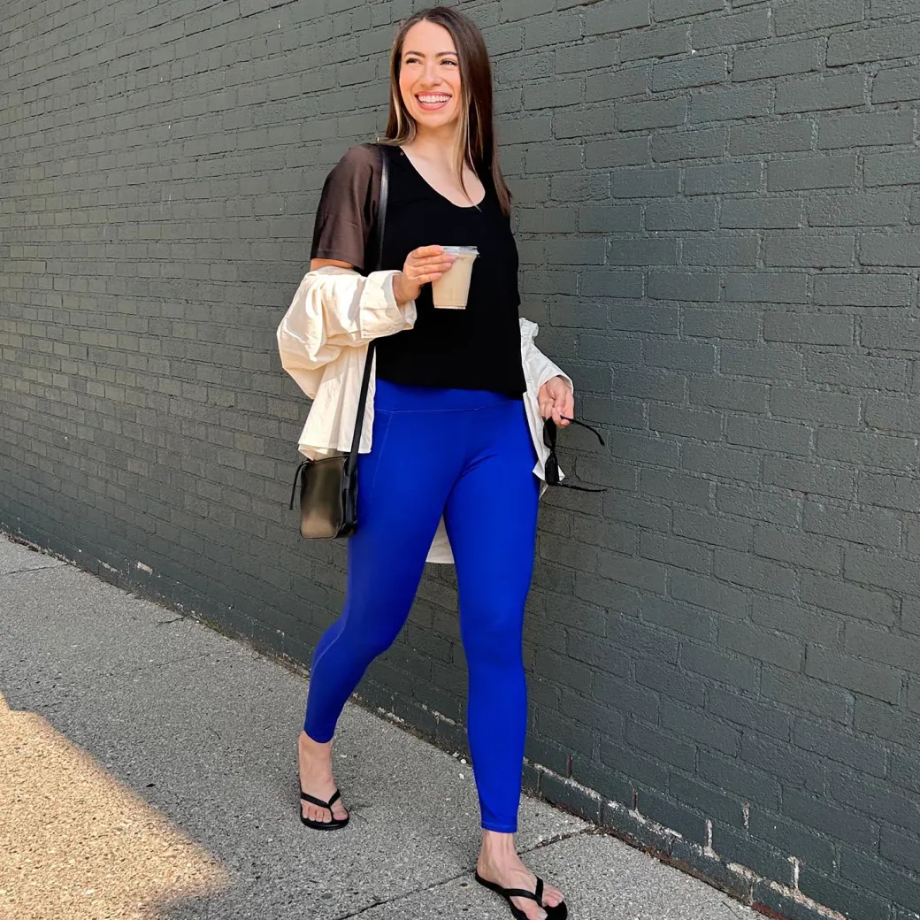 Squat-Proof Leggings - Arabesque
