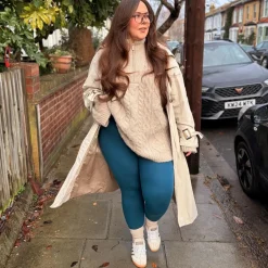 Squat Proof Leggings - Bone China