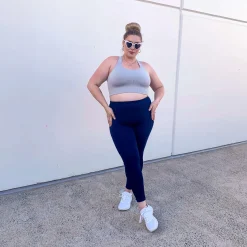 Squat Proof Leggings (Long) - Navy