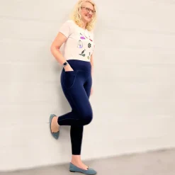 Squat Proof Leggings (Long) - Navy