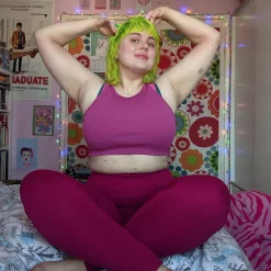 Squat Proof Leggings (Long) - Raspberry Pie