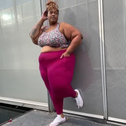 Squat Proof Leggings (Long) - Raspberry Pie