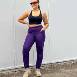 Squat Proof Leggings (Long) - Suffragette Purple
