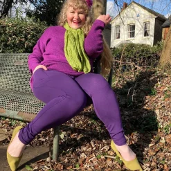 Squat Proof Leggings (Long) - Suffragette Purple