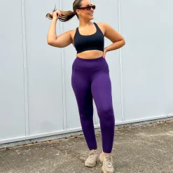 Squat Proof Leggings (Long) - Suffragette Purple