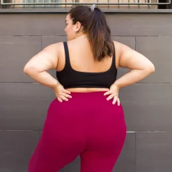 Squat Proof Leggings (Short) - Raspberry Pie