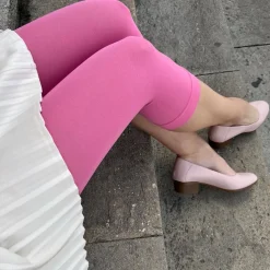 Stay Cool Capri Tights - Pink Lady