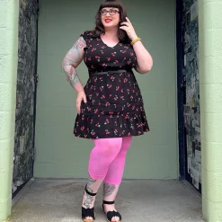 Stay Cool Capri Tights - Pink Lady
