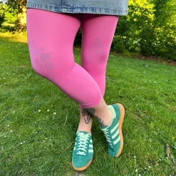 Stay Cool Capri Tights - Pink Lady