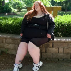 Stay Cool Chub Rub Shorts - Black