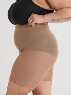 Stay Cool Chub Rub Shorts - Caramel Latte
