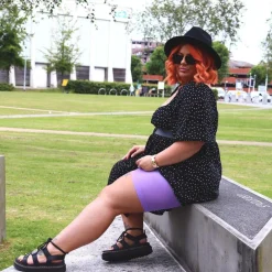 Stay Cool Chub Rub Shorts - Cassis de Violet