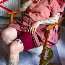 Stay Cool Chub Rub Shorts - Cherry